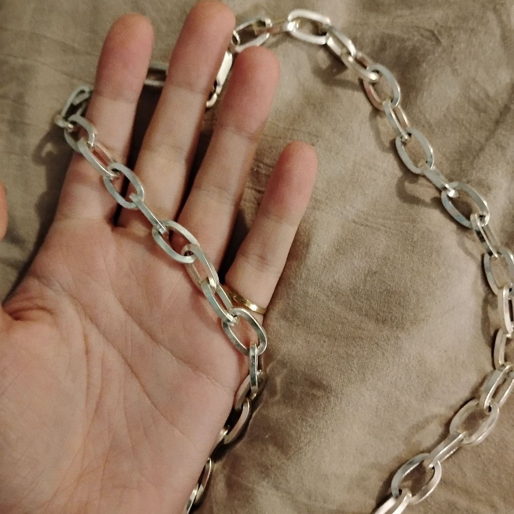 Pilgrim silver chain necklace